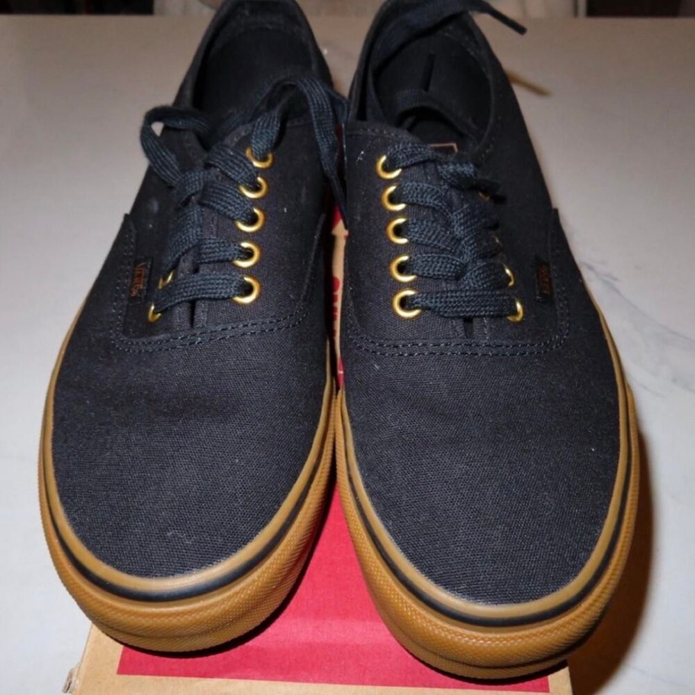 Vans Men's Black and Navy Trainers